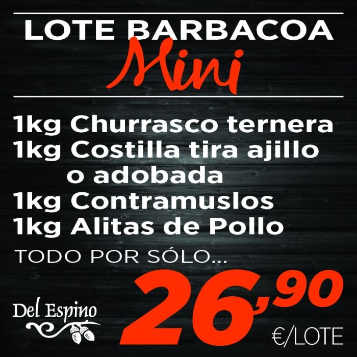 Lote Barbacoa Mini